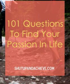 101 Questions to Find Your Passion In Life Worksheet