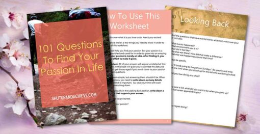 101 Questions to Find Your Passion In Life Worksheet - Image 2