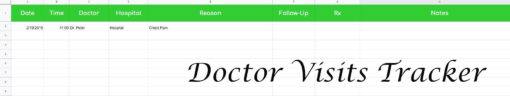 Vitality! Medical Tracker: Your Essential Medical Tracking Template - Image 3
