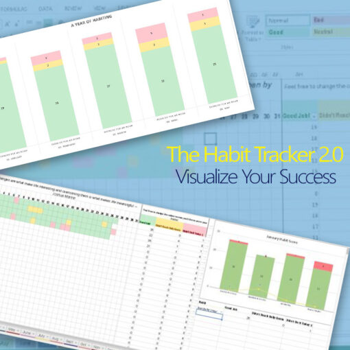 Habit Tracker 2.0: A Colorful Habit Tracking Template