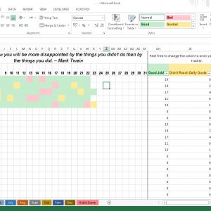 Habit Tracker 2.0: A Colorful Habit Tracking Template | Shut Up and Achieve