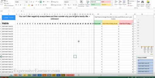 3-In-1 Bundle: Habit Tracker 2.0 + Goal Tracker 2.0 + Life Audit Workbook - Image 4
