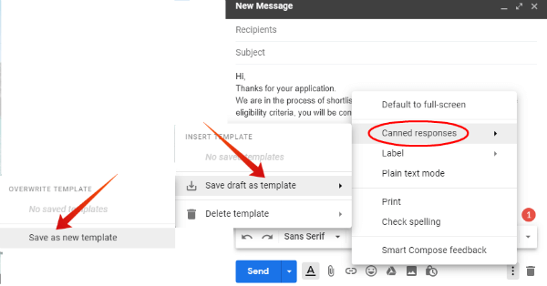 How to use canned responses in Gmail