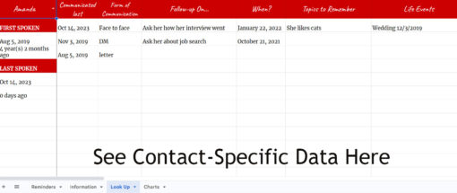 Look Up Contacts in Personal CRM
